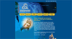 Desktop Screenshot of coaortho.com