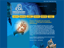 Tablet Screenshot of coaortho.com